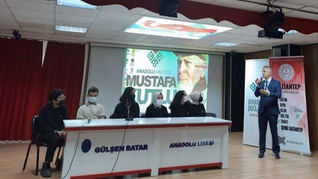 Gaziantep Valisi Davut Gül Anadolu Mektebi Panelini İzledi